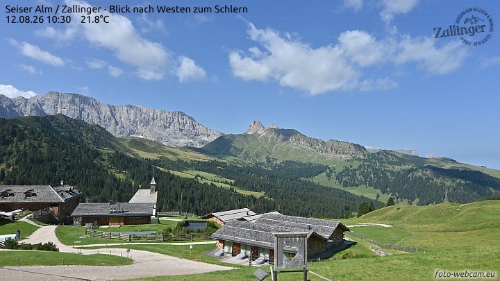 Archiv Foto Webcam Almgasthof Zallinger (Dolomiten)
