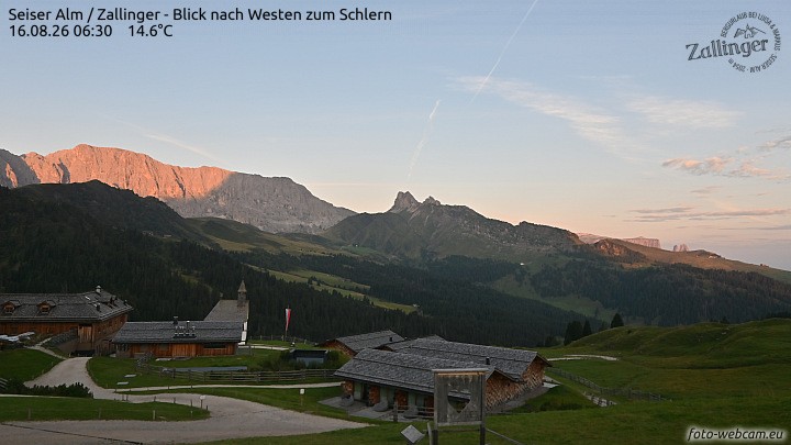Archiv Foto Webcam Almgasthof Zallinger (Dolomiten)