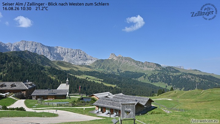 Archiv Foto Webcam Almgasthof Zallinger (Dolomiten)