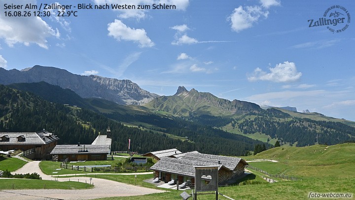 Archiv Foto Webcam Almgasthof Zallinger (Dolomiten)
