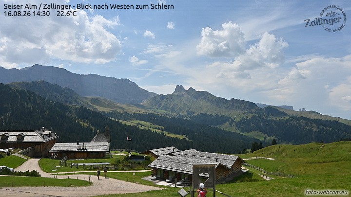 Archiv Foto Webcam Almgasthof Zallinger (Dolomiten)