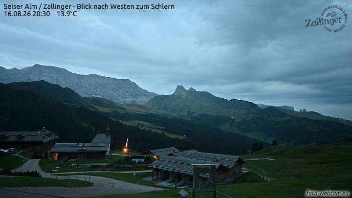 Archiv Foto Webcam Almgasthof Zallinger (Dolomiten)