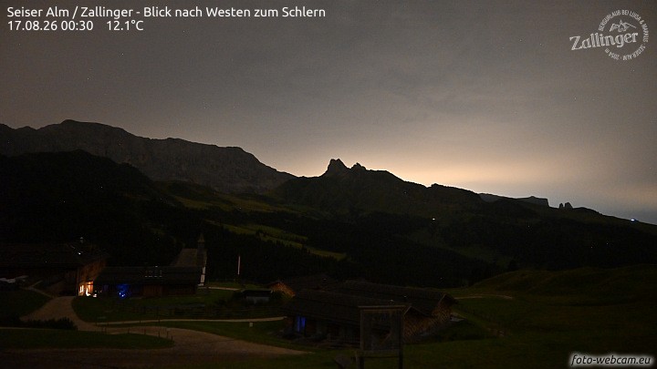 Archiv Foto Webcam Almgasthof Zallinger (Dolomiten)