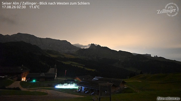 Archiv Foto Webcam Almgasthof Zallinger (Dolomiten)