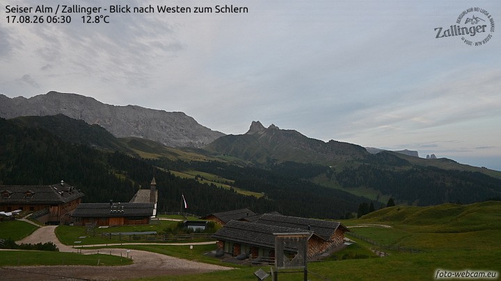 Archiv Foto Webcam Almgasthof Zallinger (Dolomiten)