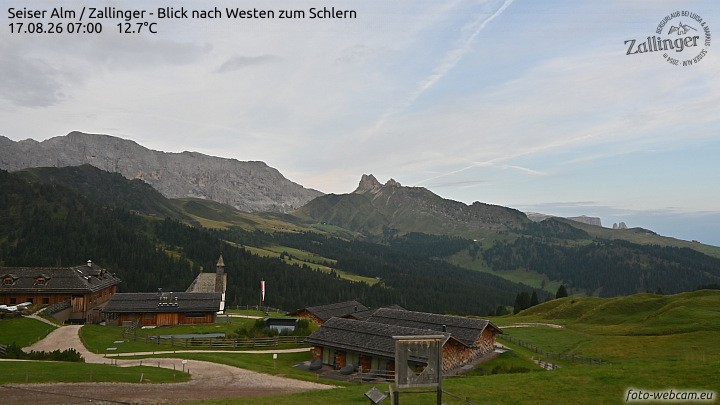 Archiv Foto Webcam Almgasthof Zallinger (Dolomiten)