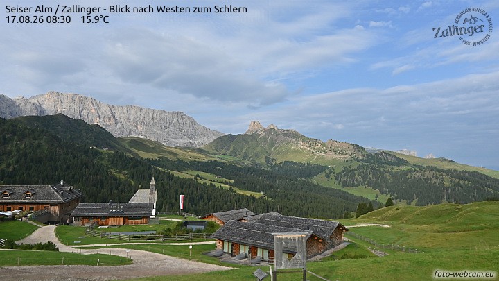 Archiv Foto Webcam Almgasthof Zallinger (Dolomiten)