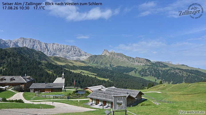 Archiv Foto Webcam Almgasthof Zallinger (Dolomiten)