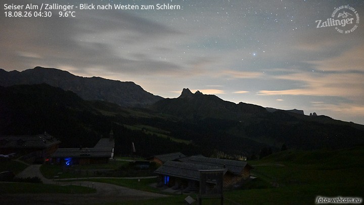 Archived image Webcam Almgasthof Zallinger