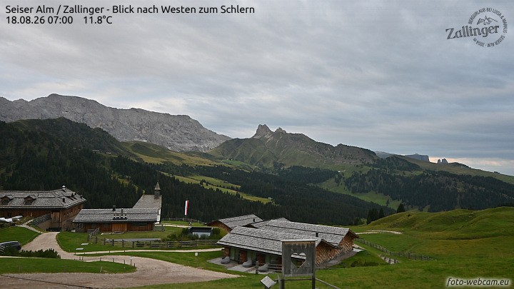 Archiv Foto Webcam Almgasthof Zallinger (Dolomiten)