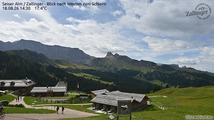 Archiv Foto Webcam Almgasthof Zallinger (Dolomiten)