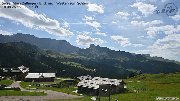 Archiv Foto Webcam Almgasthof Zallinger (Dolomiten)