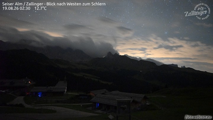 Archiv Foto Webcam Almgasthof Zallinger (Dolomiten)