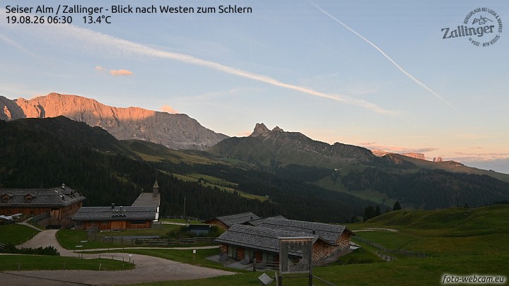 Archiv Foto Webcam Almgasthof Zallinger (Dolomiten)