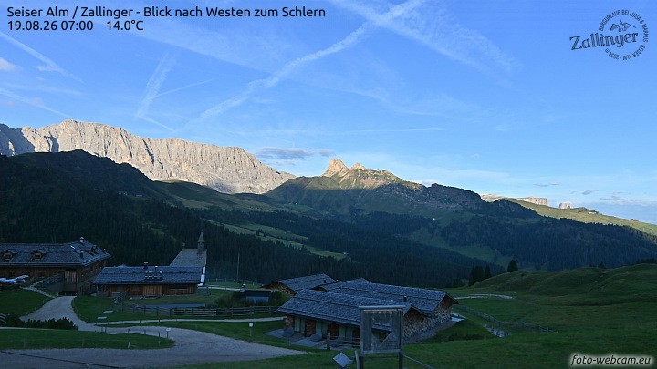 Archiv Foto Webcam Almgasthof Zallinger (Dolomiten)