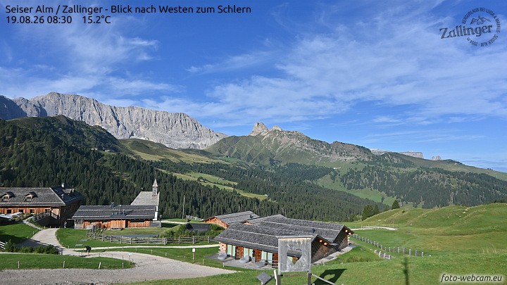 Archiv Foto Webcam Almgasthof Zallinger (Dolomiten)