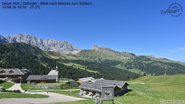 Archiv Foto Webcam Almgasthof Zallinger (Dolomiten)