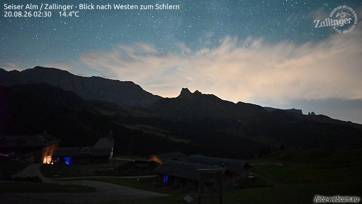 Archived image Webcam Almgasthof Zallinger