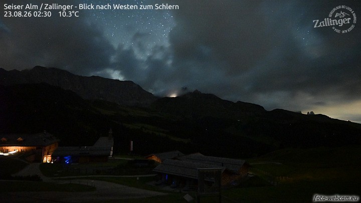 Archiv Foto Webcam Almgasthof Zallinger (Dolomiten)