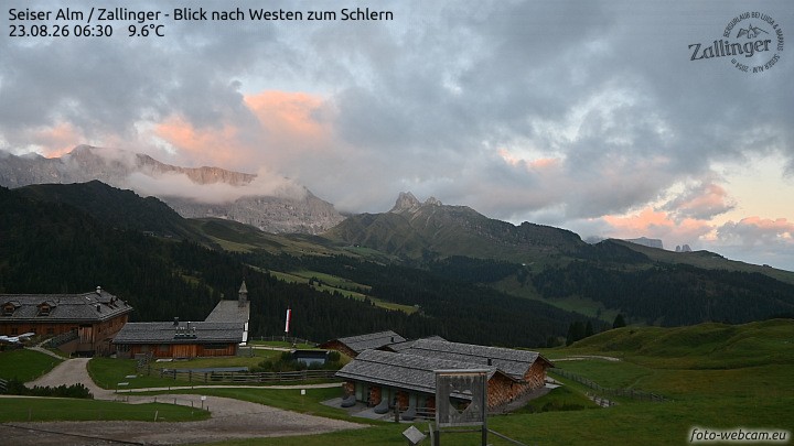 Archiv Foto Webcam Almgasthof Zallinger (Dolomiten)