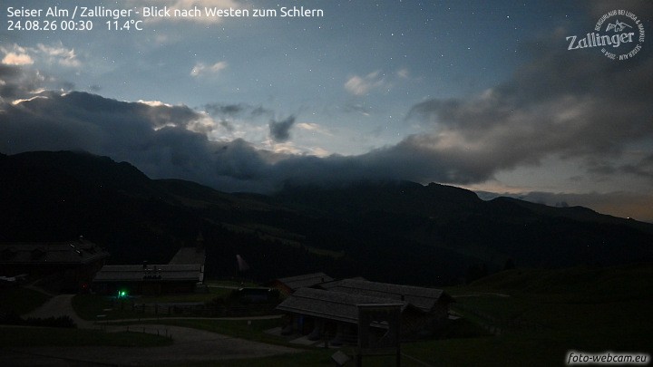 Archiv Foto Webcam Almgasthof Zallinger (Dolomiten)