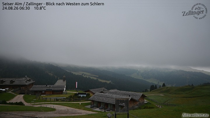 Archiv Foto Webcam Almgasthof Zallinger (Dolomiten)