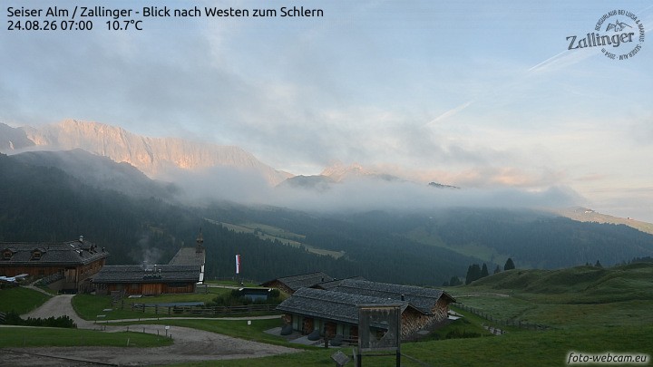 Archiv Foto Webcam Almgasthof Zallinger (Dolomiten)