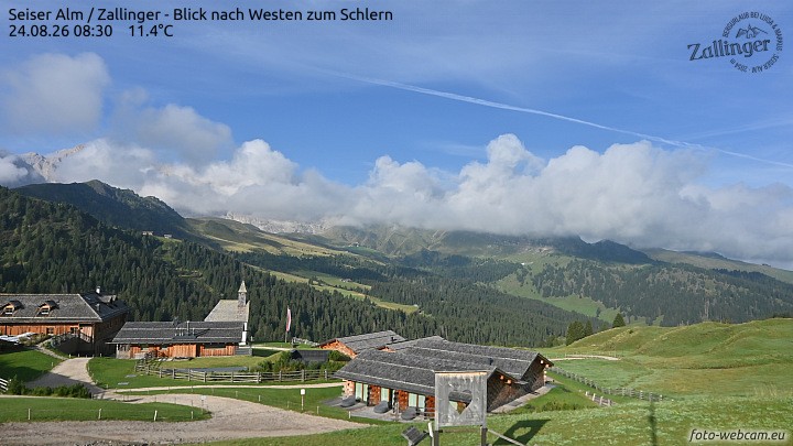 Archiv Foto Webcam Almgasthof Zallinger (Dolomiten)