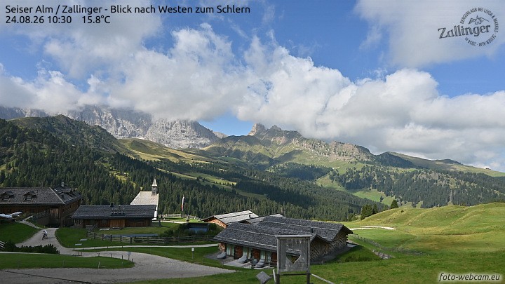 Archiv Foto Webcam Almgasthof Zallinger (Dolomiten)