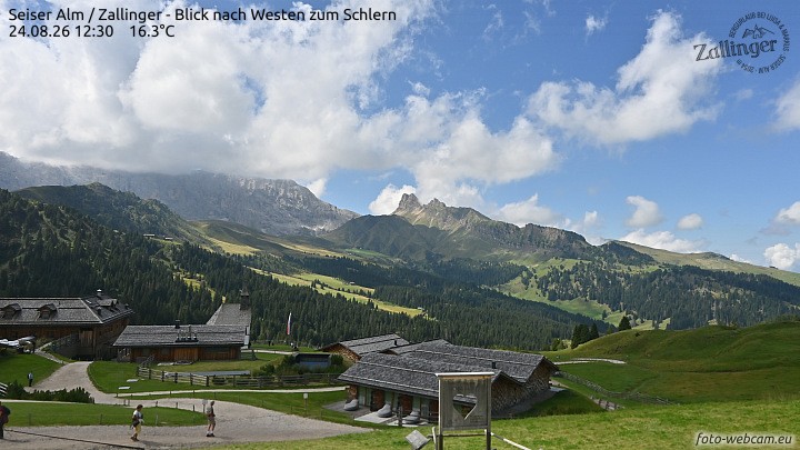 Archiv Foto Webcam Almgasthof Zallinger (Dolomiten)