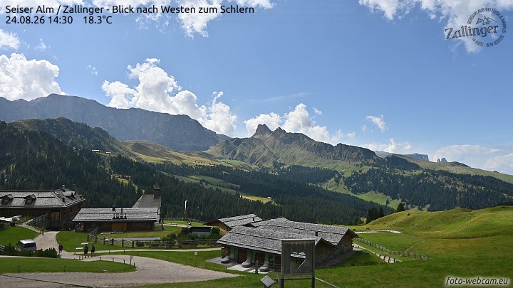 Archiv Foto Webcam Almgasthof Zallinger (Dolomiten)