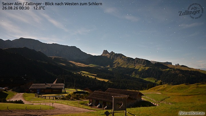 Archiv Foto Webcam Almgasthof Zallinger (Dolomiten)