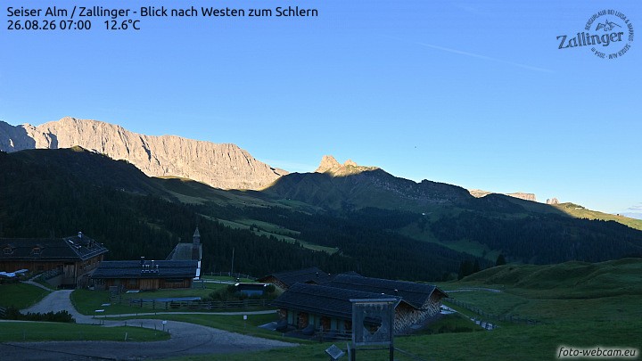 Archiv Foto Webcam Almgasthof Zallinger (Dolomiten)