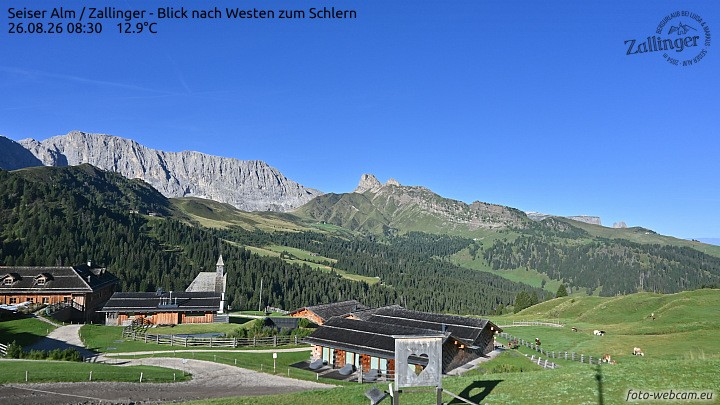 Archiv Foto Webcam Almgasthof Zallinger (Dolomiten)