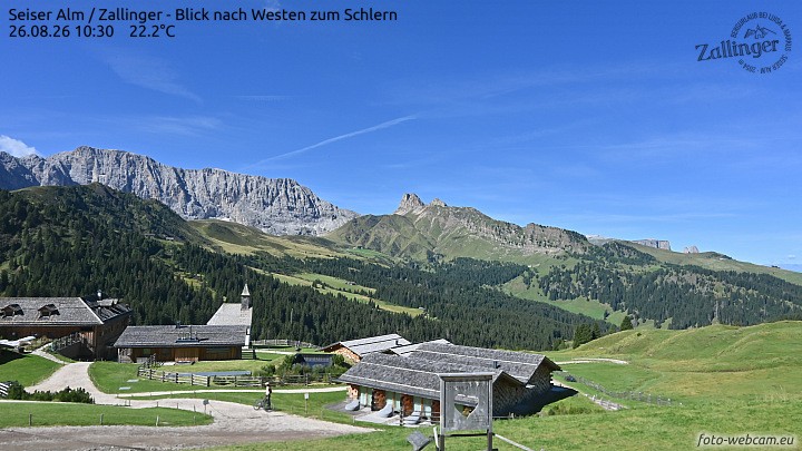 Archiv Foto Webcam Almgasthof Zallinger (Dolomiten)