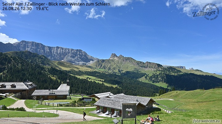 Archiv Foto Webcam Almgasthof Zallinger (Dolomiten)