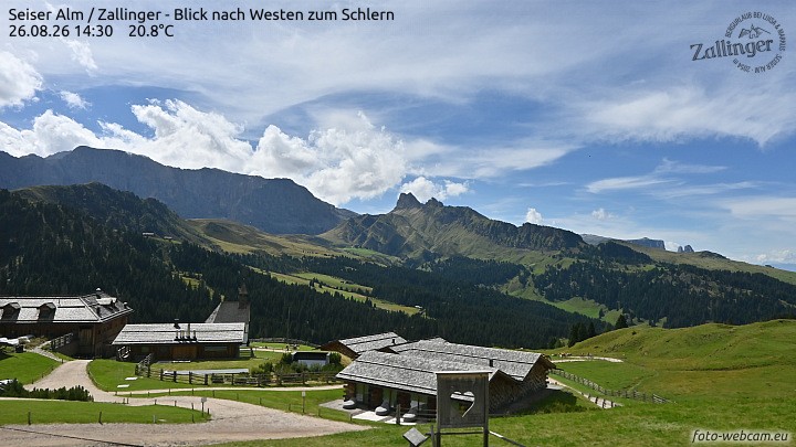 Archiv Foto Webcam Almgasthof Zallinger (Dolomiten)