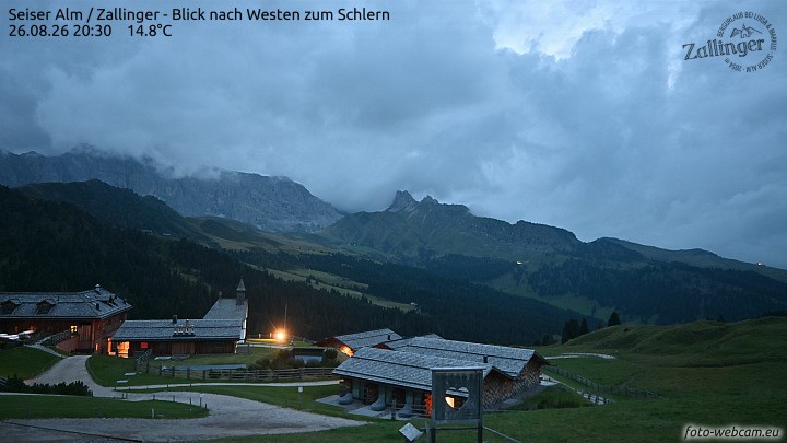 Archiv Foto Webcam Almgasthof Zallinger (Dolomiten)