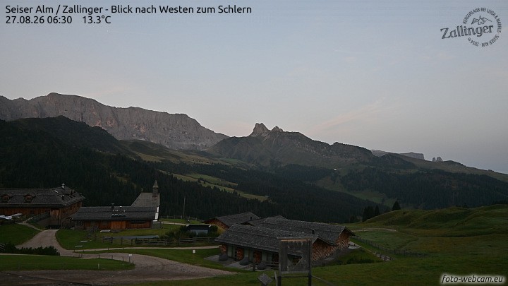 Archiv Foto Webcam Almgasthof Zallinger (Dolomiten)