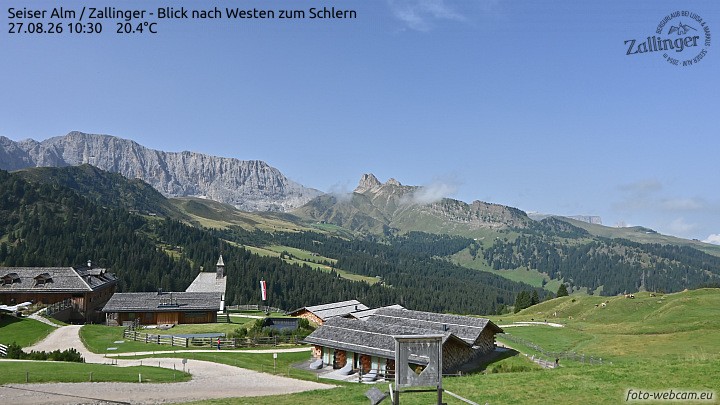 Archiv Foto Webcam Almgasthof Zallinger (Dolomiten)