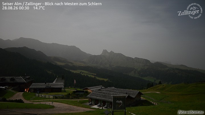 Archiv Foto Webcam Almgasthof Zallinger (Dolomiten)