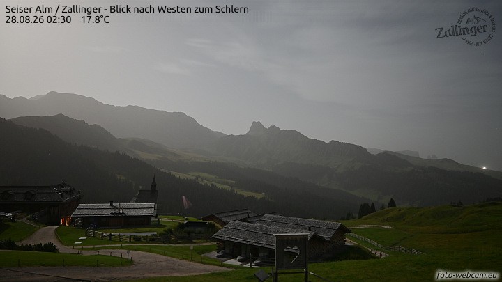 Archiv Foto Webcam Almgasthof Zallinger (Dolomiten)
