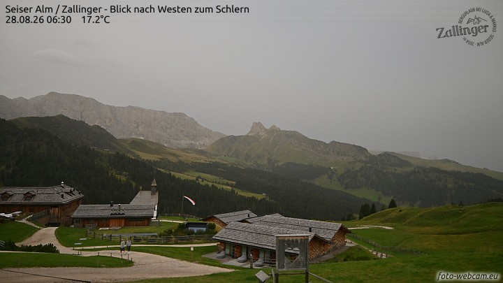 Archiv Foto Webcam Almgasthof Zallinger (Dolomiten)