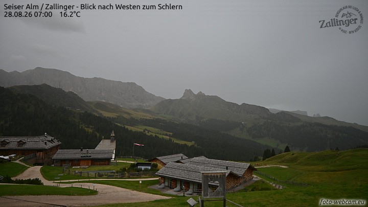 Archiv Foto Webcam Almgasthof Zallinger (Dolomiten)