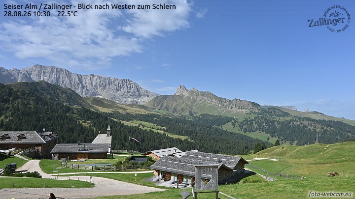 Archiv Foto Webcam Almgasthof Zallinger (Dolomiten)