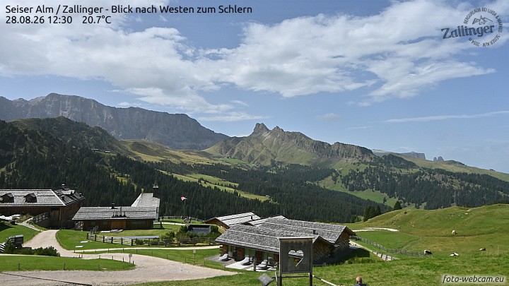 Archiv Foto Webcam Almgasthof Zallinger (Dolomiten)