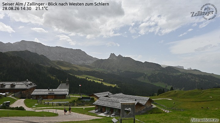 Archiv Foto Webcam Almgasthof Zallinger (Dolomiten)