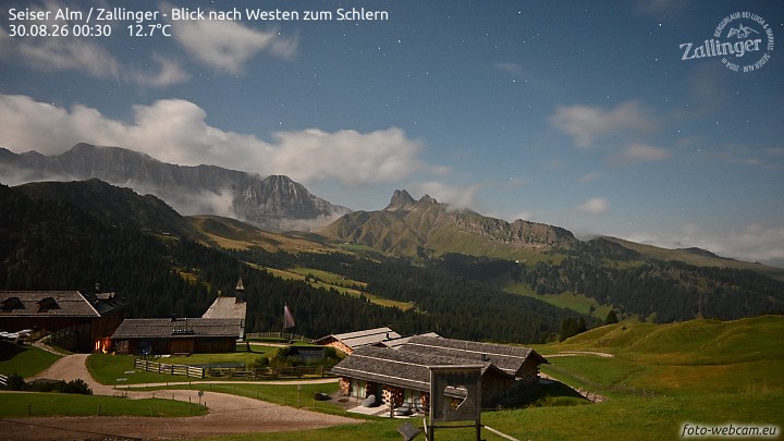 Archiv Foto Webcam Almgasthof Zallinger (Dolomiten)