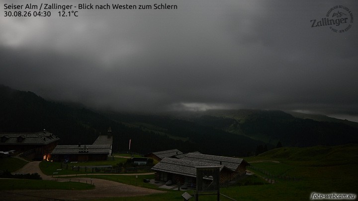 Archiv Foto Webcam Almgasthof Zallinger (Dolomiten)