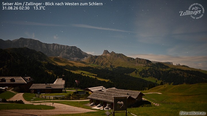 Archiv Foto Webcam Almgasthof Zallinger (Dolomiten)